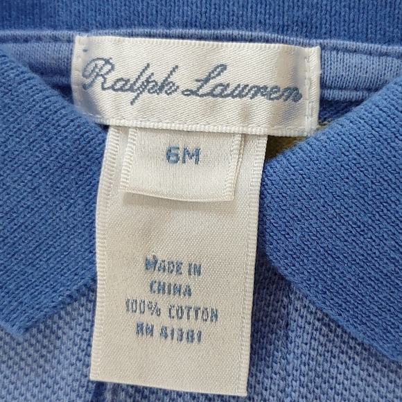 Polo Ralph Lauren Set for Baby Boy Romper & Onesie 6 Months - Picture 6 of 15